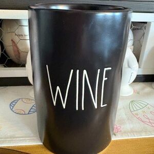 Rae Dunn Black Wine Holder